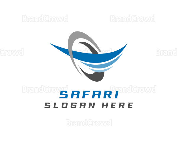 HVAC Air Flow Swoosh Logo
