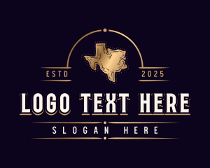 Pub - Texas Map Pub logo design