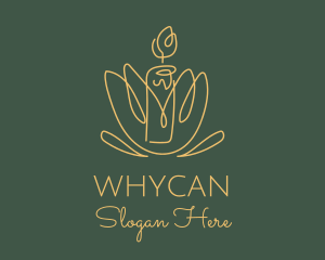 Vigil - Spiritual Meditation Candle logo design