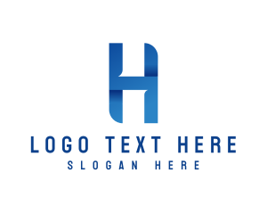 Professional - Modern Digital Letter H logo design