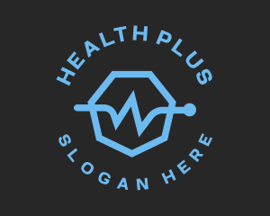 Hexagon Health Lifeline logo design