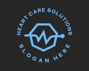 Cardiologist - Hexagon Health Lifeline logo design