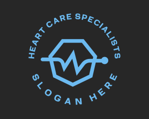 Cardiologist - Hexagon Health Lifeline logo design