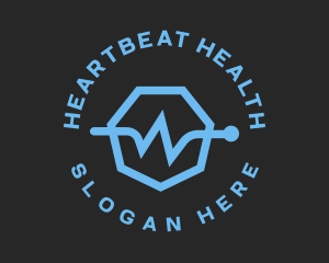 Hexagon Health Lifeline logo design