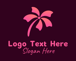 Lily Flower Plant Logo