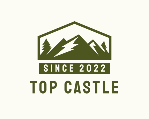 Environmental - Outdoor Mountain Campsite logo design