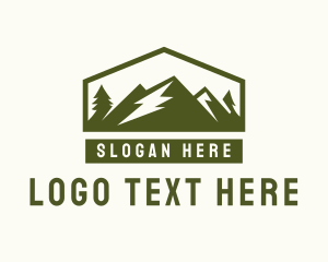 Outdoor Mountain Campsite  Logo