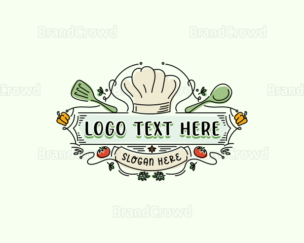 Chef Kitchen Restaurant Logo