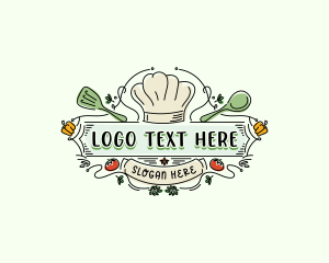 Chef Kitchen Restaurant logo design