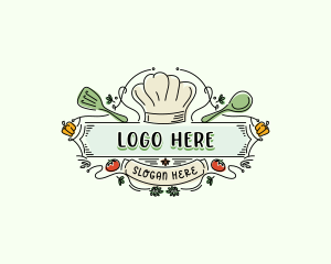 Chef Kitchen Restaurant Logo