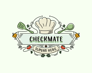 Chef Kitchen Restaurant logo design