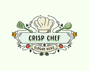 Chef Kitchen Restaurant logo design