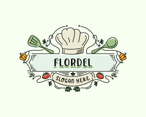 Chef Kitchen Restaurant logo design