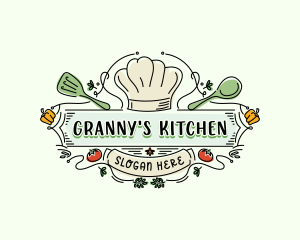 Chef Kitchen Restaurant logo design