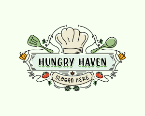 Chef Kitchen Restaurant logo design