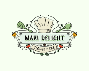 Chef Kitchen Restaurant logo design