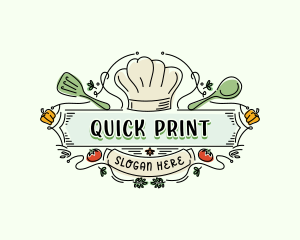 Chef Kitchen Restaurant logo design