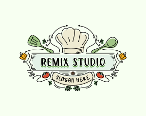 Chef Kitchen Restaurant logo design