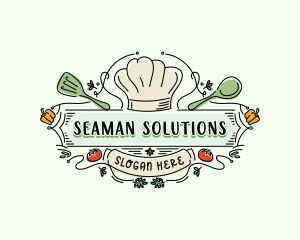 Chef Kitchen Restaurant logo design