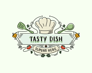 Chef Kitchen Restaurant logo design