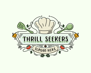 Chef Kitchen Restaurant logo design