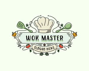 Chef Kitchen Restaurant logo design