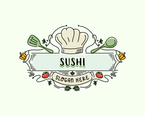 Chef Kitchen Restaurant logo design