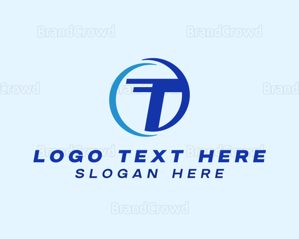 Fast Technology Letter T Logo