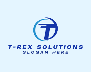 Fast Technology Letter T logo design