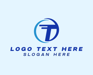 Letter T - Fast Technology Letter T logo design