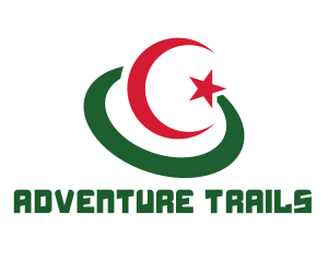 Modern Algeria Flag logo design