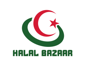 Modern Algeria Flag logo design