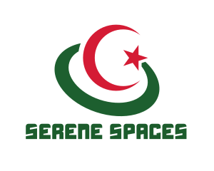 Modern Algeria Flag logo design