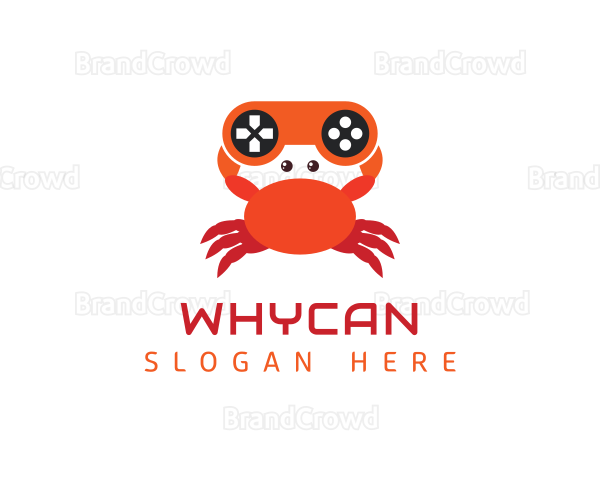 Crab Gaming Logo | BrandCrowd Logo Maker Logo