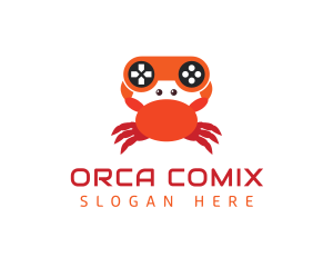 Gaming Controller Crab Logo