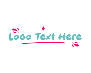 Bright Comic Wordmark Logo