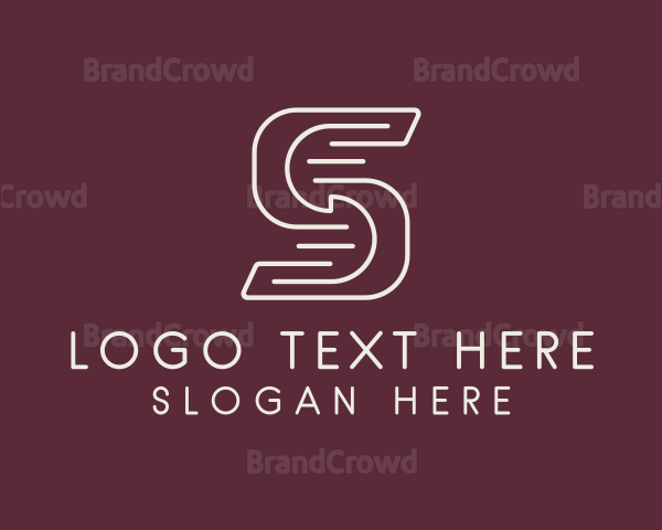 Modern Digital Marketing Letter S Logo