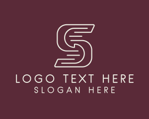 Gray - Modern Digital Marketing Letter S logo design