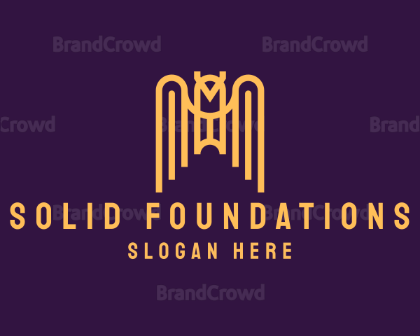 Elegant Owl Bird Logo