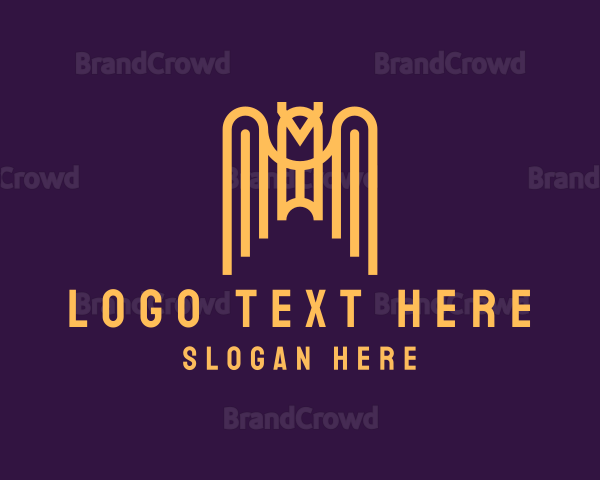 Elegant Owl Bird Logo