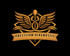 Diagnostic - Health Medical Caduceus logo design