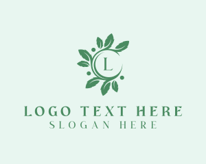 Natural - Leaves Nature Garden logo design