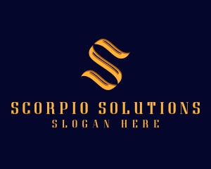 Minimalist Letter S Company logo design