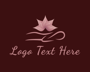 Relaxing - Lotus Massage Spa logo design
