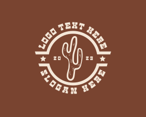 Sheriff - Western Cactus Restaurant logo design