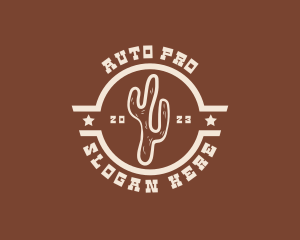 Wild West - Western Cactus Restaurant logo design
