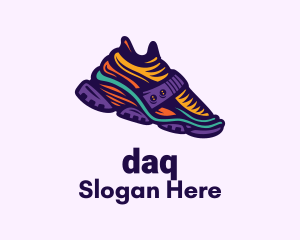 Colorful Hiking Sneakers Logo