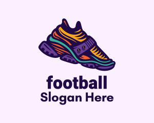 Colorful Hiking Sneakers Logo