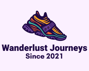 Plimsoll Sneaker - Colorful Hiking Sneakers logo design