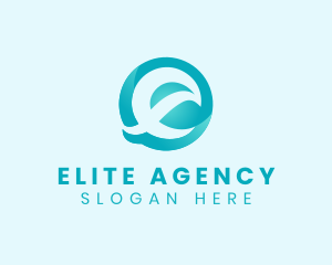 Company Agency Brand Letter E logo design